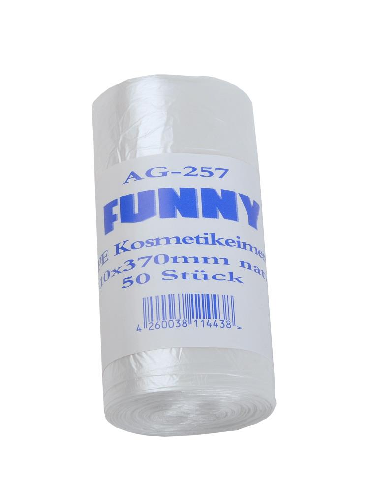 Müllbeutel Kosmetik 310 x 370 mm natur HDPE Müllbeutel Kosmetik 310 x 370 mm natur HDPE