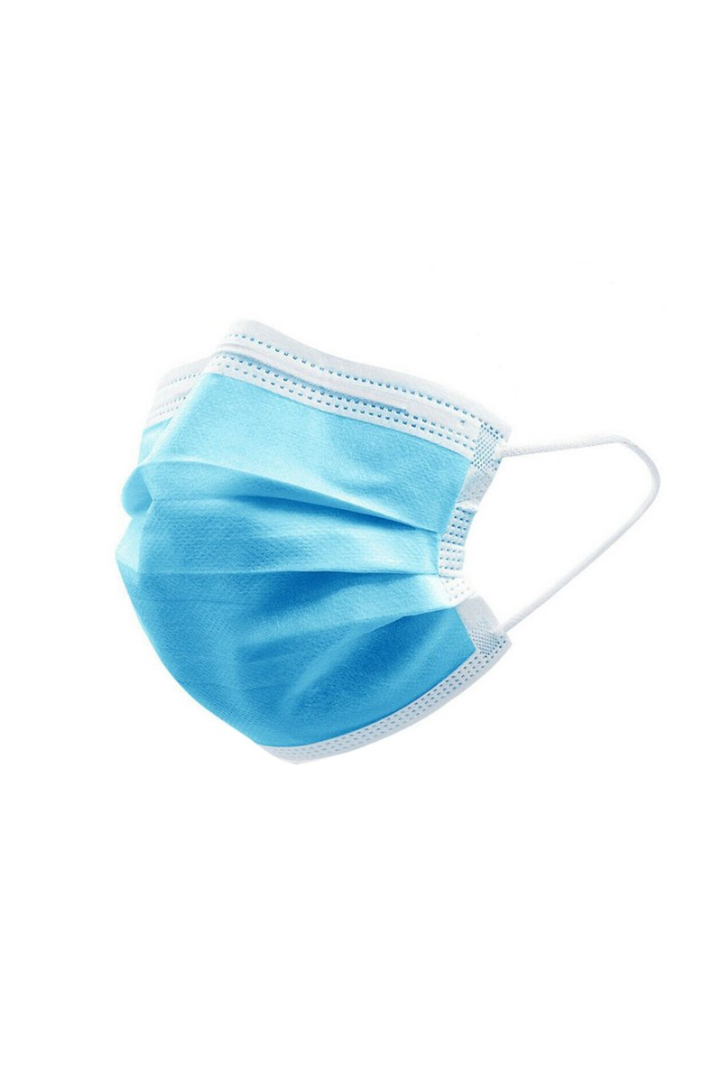 Chirurgische Maske 3 lagig mit Meltblown-Filter Typ IIR blau H&S MM