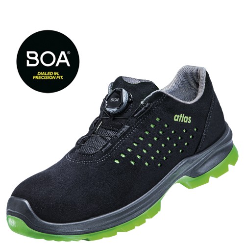 Sicherheitsschuhe Arbeitsschuhe Halbschuhe Atlas SL 9205 XP Boa Green ESD S1P Gr.38