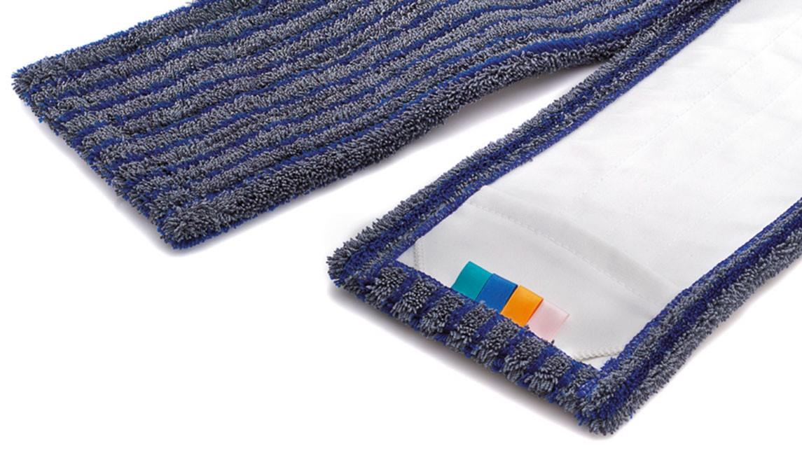 Mopp Wischbezug Borstenmopp 50cm blau/grau Mopp Wischbezug Borstenmopp 50cm blau/grau