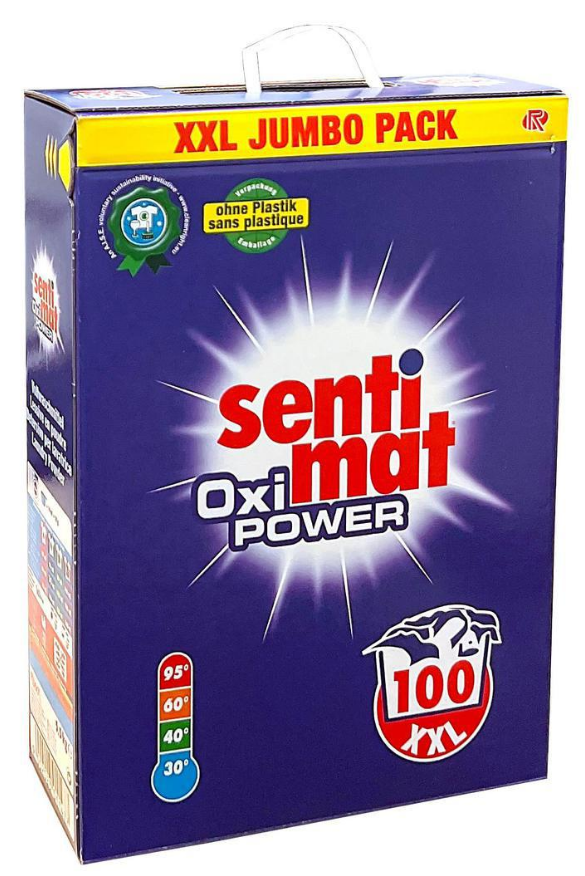 Sentimat Oxi Power Waschpulver 30-95° 100 Waschladungen