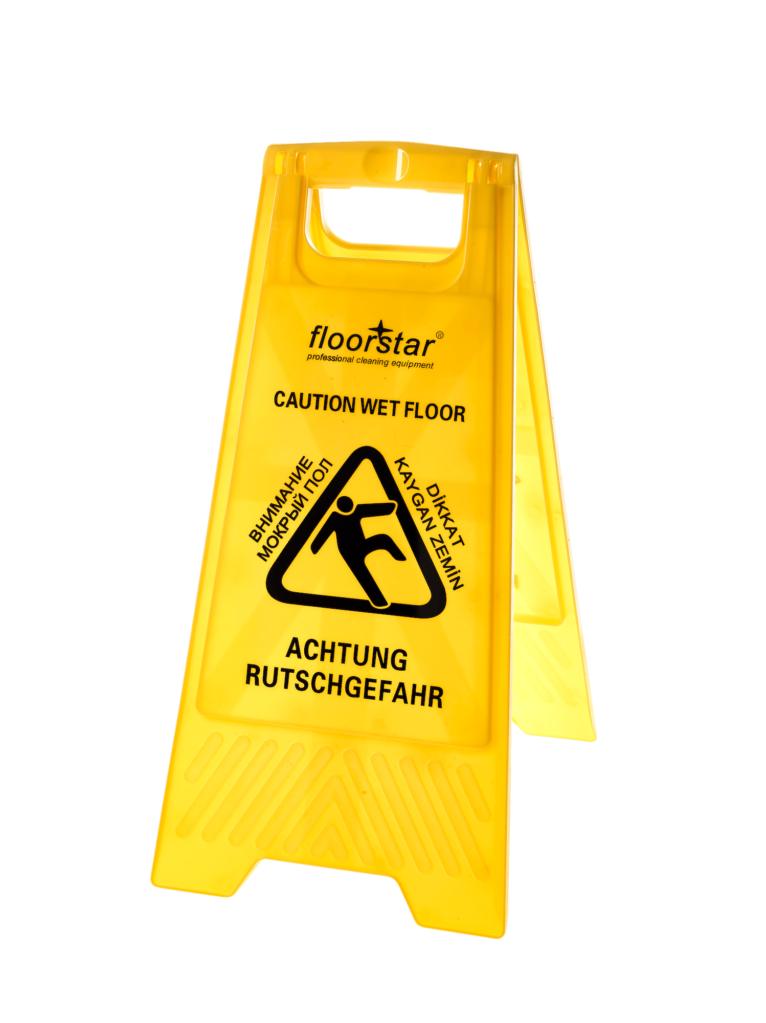 Warnschild beidseitig "Rutschgefahr" WAS1 Warnschild beidseitig "Rutschgefahr" WAS1