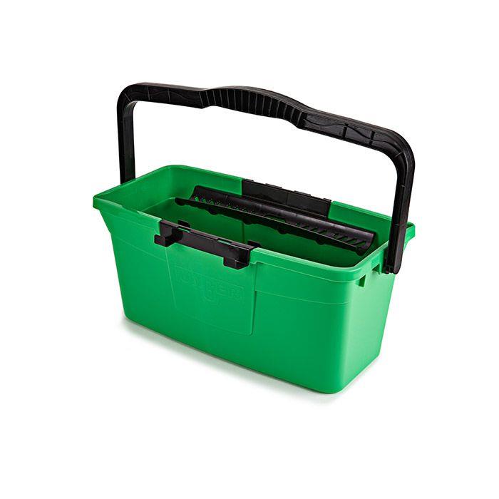 QB12B Eimer 12 Liter grün Kunststoff rechteckig mit Bügel QB12B Eimer 12 Liter grün Kunststoff rechteckig mit Bügel