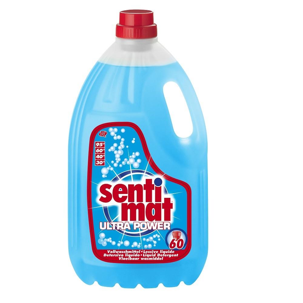 Sentimat Ultra Power Flüssiges Vollwaschmittel 4 Liter Sentimat Ultra Power Flüssiges Vollwaschmittel 4 Liter