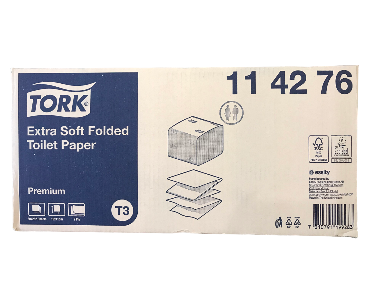 Toilettenpapier 2 lagig 11 x 19cm Premium Einzelblatt T3 Toilettenpapier 2 lagig 11 x 19cm Premium Einzelblatt T3