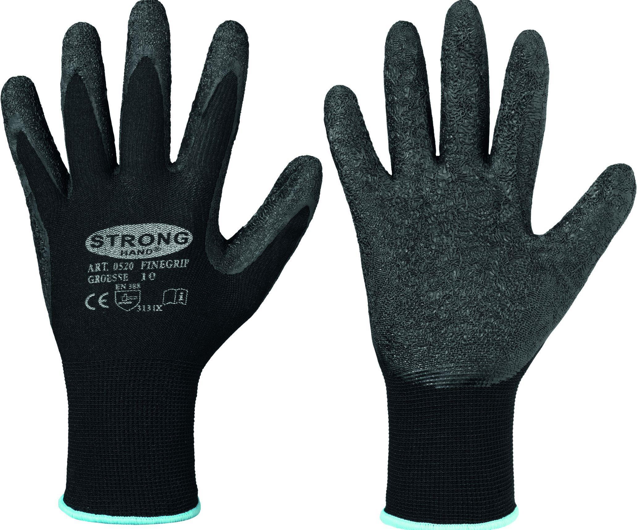 Handschuh Feingrip Gr. 9  Latex beschichtet 