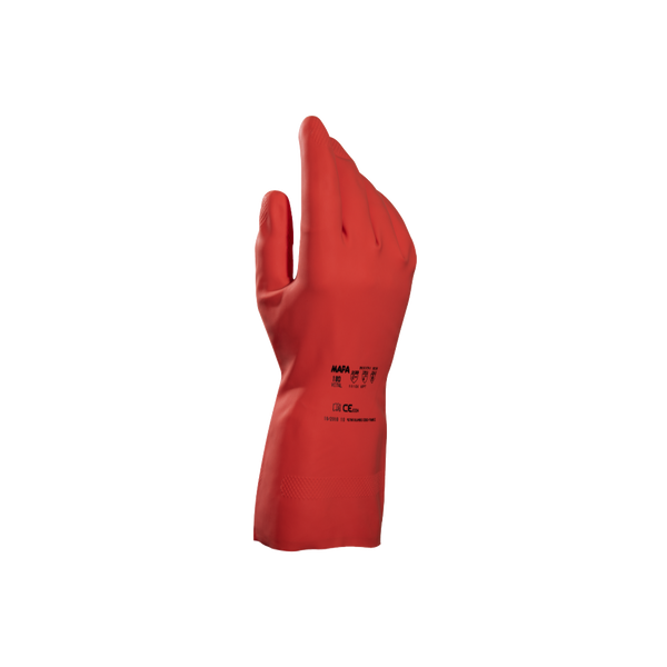Handschuh Vital 180 Latex/Nitril rot III Gr.10