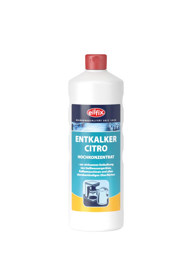 Eilfix Entkalker Citro für Heißwassergeräte, Kaffee- und Waschmaschinen Konzentrat 1 Liter