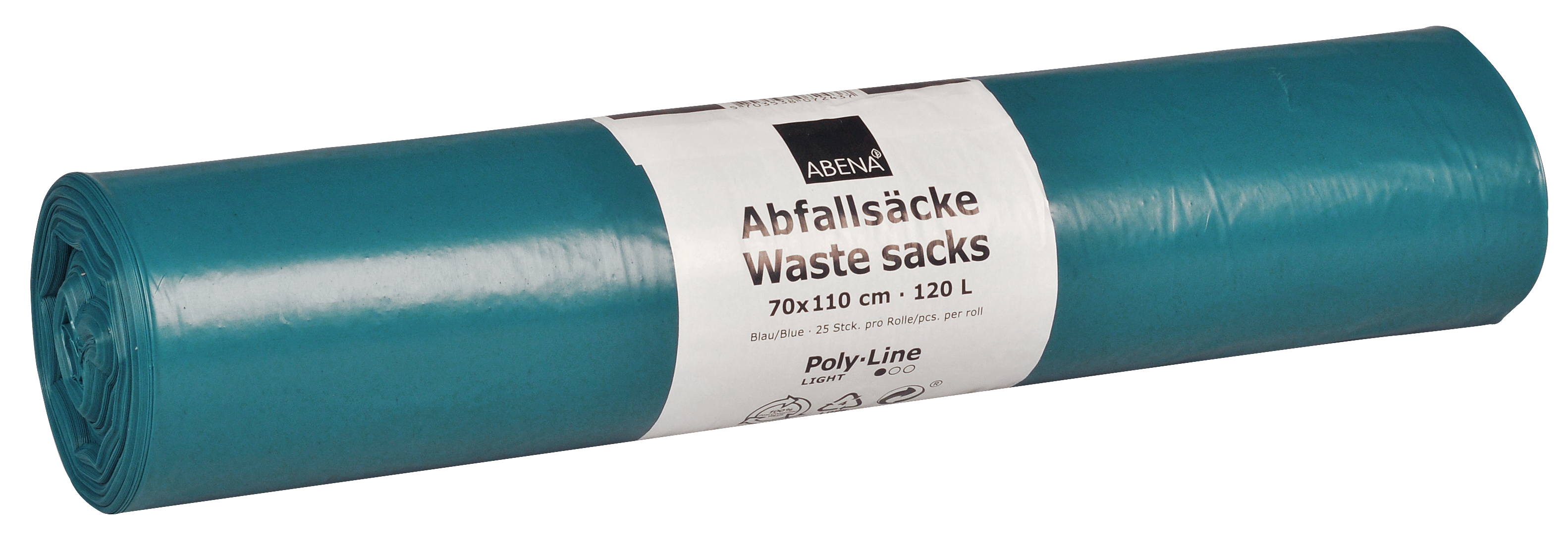 Müllsack 700 x 1100 mm 120 Liter blau T60 LDPE stark Müllsack 700 x 1100 mm 120 Liter blau T60 LDPE stark
