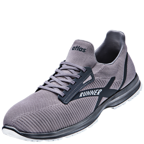 Sicherheitsschuhe Arbeitsschuhe Atlas Runner 65 grau ESD S1P Halbschuhe Gr.38