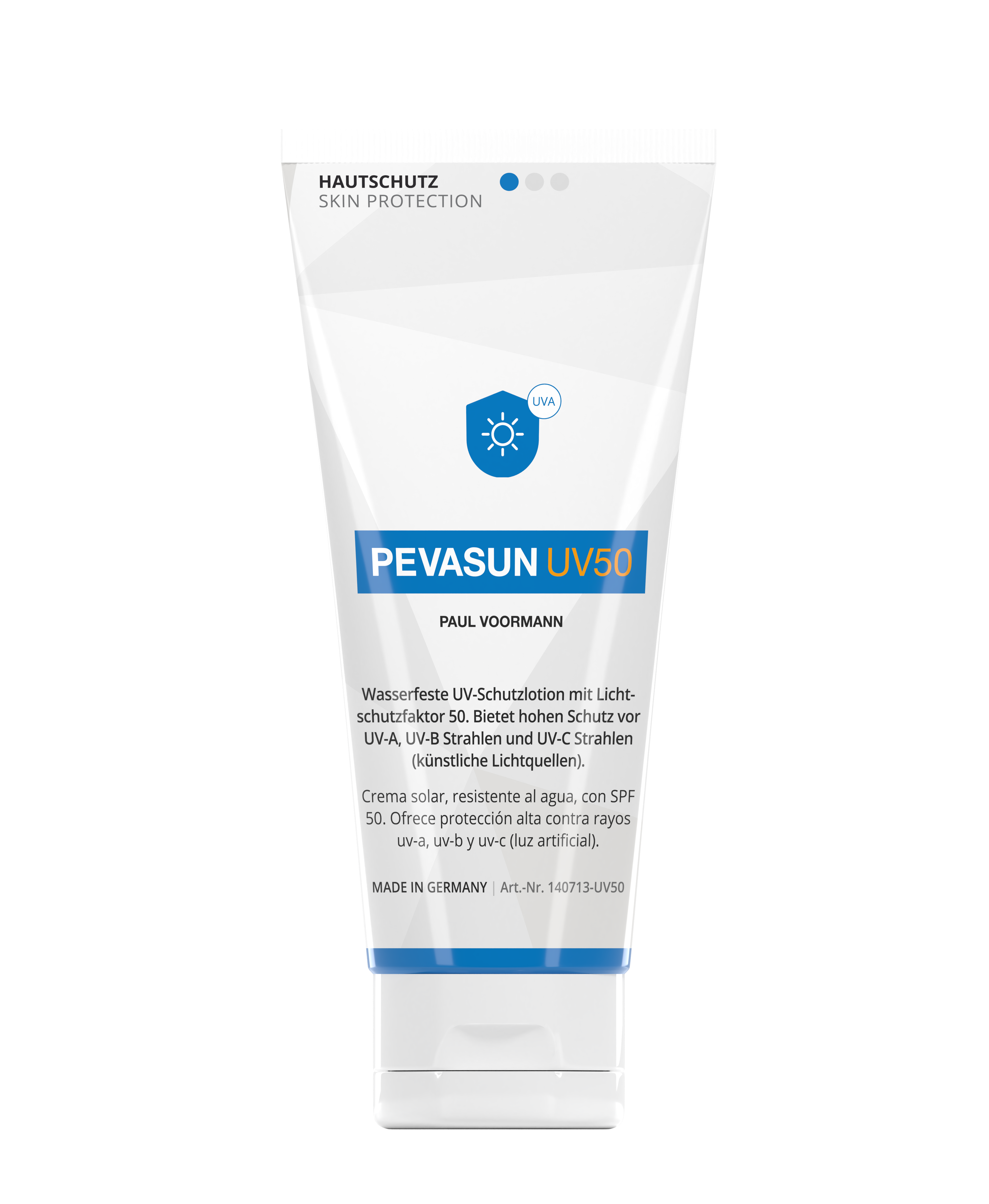 Sonnenschutzcreme Pevasun UV 50 wasserfest, silikonfrei 100 ml Sonnenschutzcreme Pevasun UV 50 wasserfest, silikonfrei 100 ml