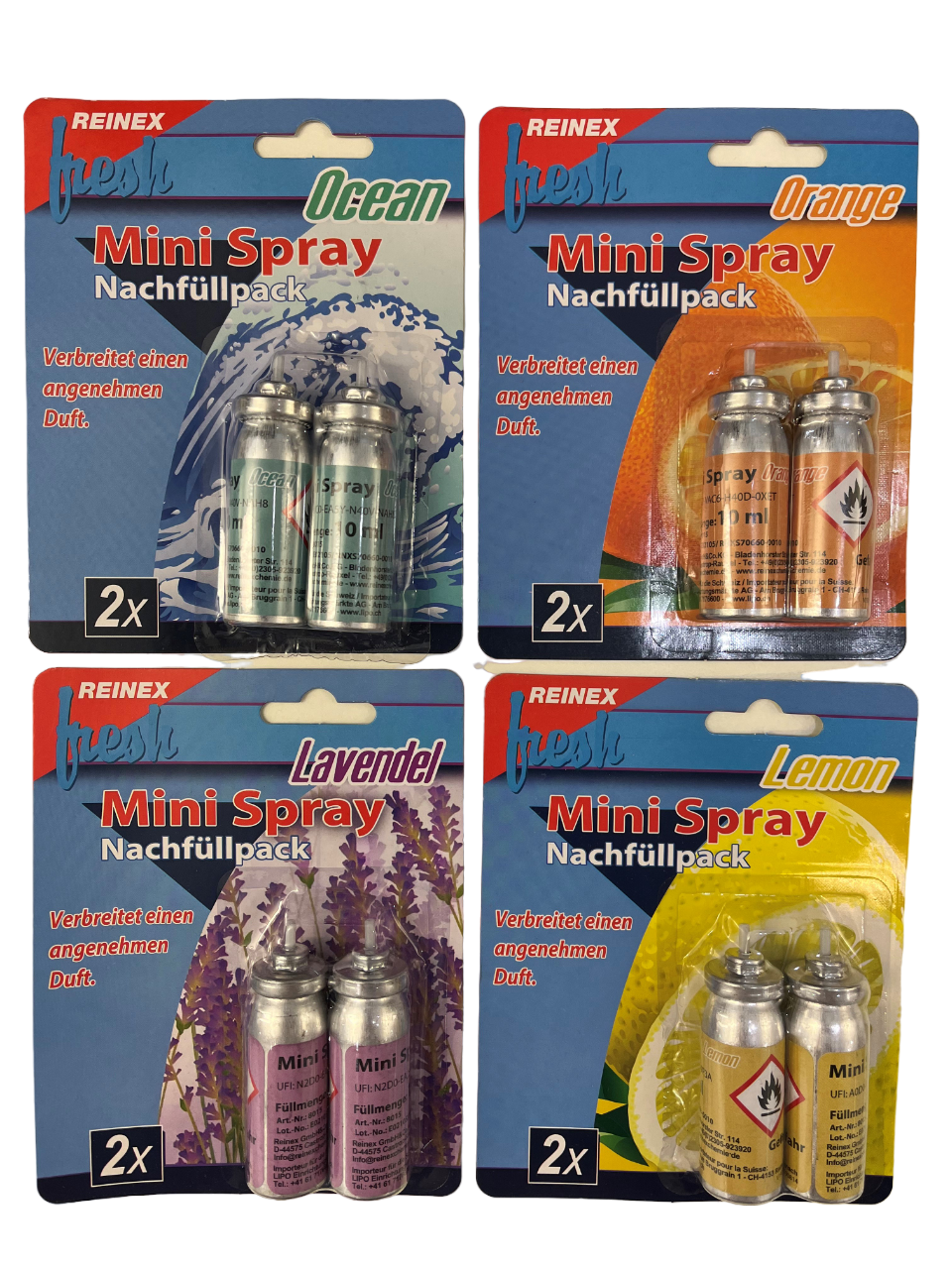 Lufterfrischer Mini Click Spray Nachfüllpack 2 x 10 ml