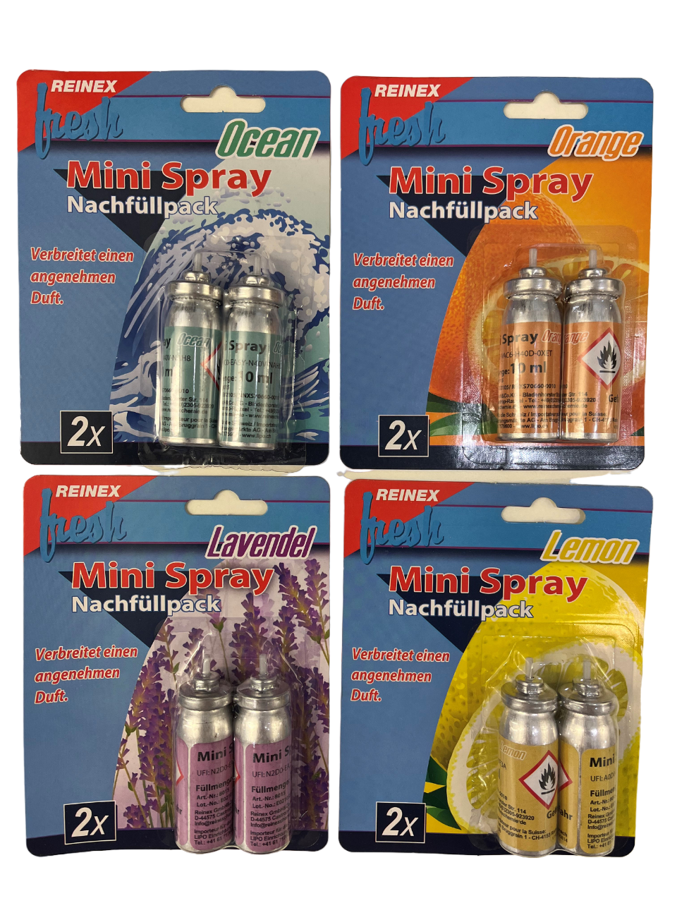 Lufterfrischer Mini Click Spray Nachfüllpack 2 x 10 ml Lufterfrischer Mini Click Spray Nachfüllpack 2 x 10 ml
