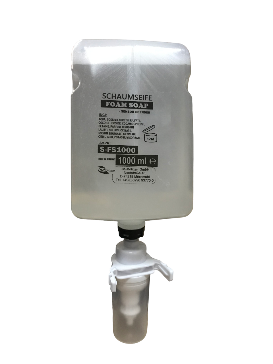 Schaumseife 1 Liter für Sensorspender S-Line Schaumseife 1 Liter für Sensorspender S-Line
