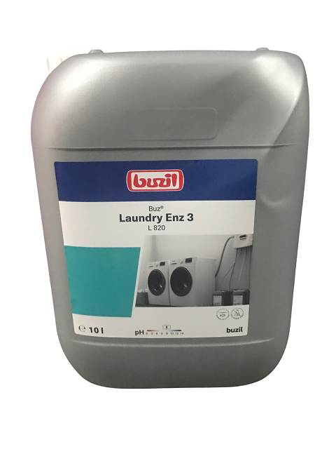 L820 Buz Laundry Enz3 Enzymhalt. Flüssigwaschmittel 10 Liter L820 Buz Laundry Enz3 Enzymhalt. Flüssigwaschmittel 10 Liter