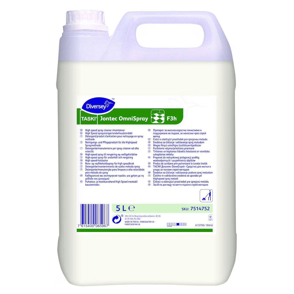 TASKI Jontec OmniSpray 5 Liter hochglänzendes Spray zur Reinigung + Pflege