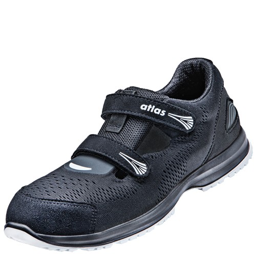 Sicherheitsschuhe Arbeitsschuhe Sandale Runner 145 schwarz ESD S1P Gr.43