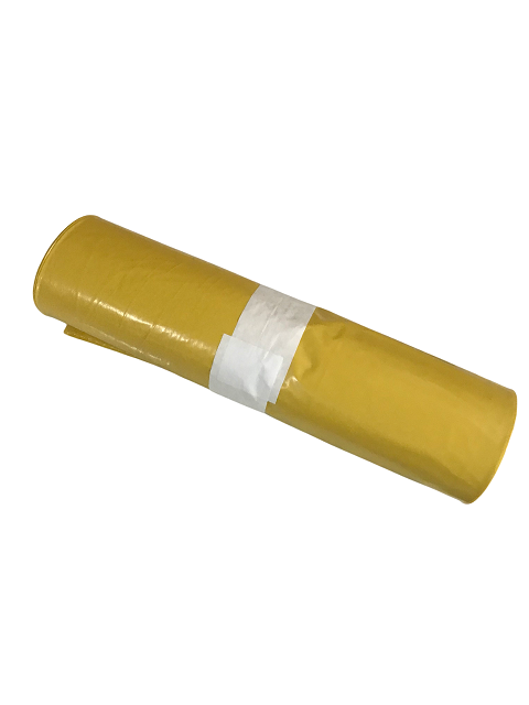 Müllsack 700 x 1100 mm 120 Liter gelb T80 LDPE Müllsack 700 x 1100 mm 120 Liter gelb T80 LDPE
