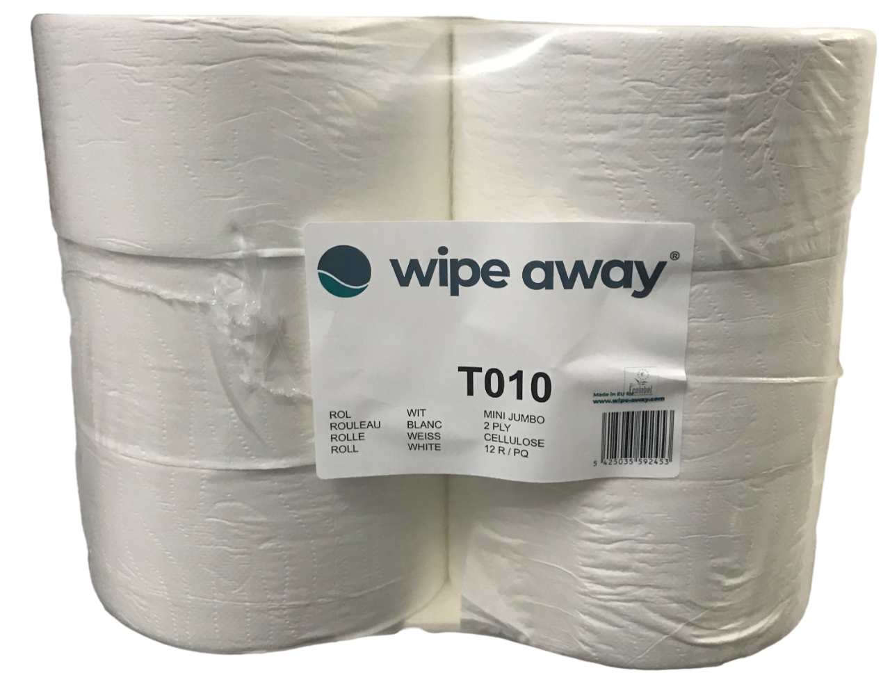 Toilettenpapier 2-lagig 164 m Zellstoff Mini Jumbo Toilettenpapier 2-lagig 164 m Zellstoff Mini Jumbo