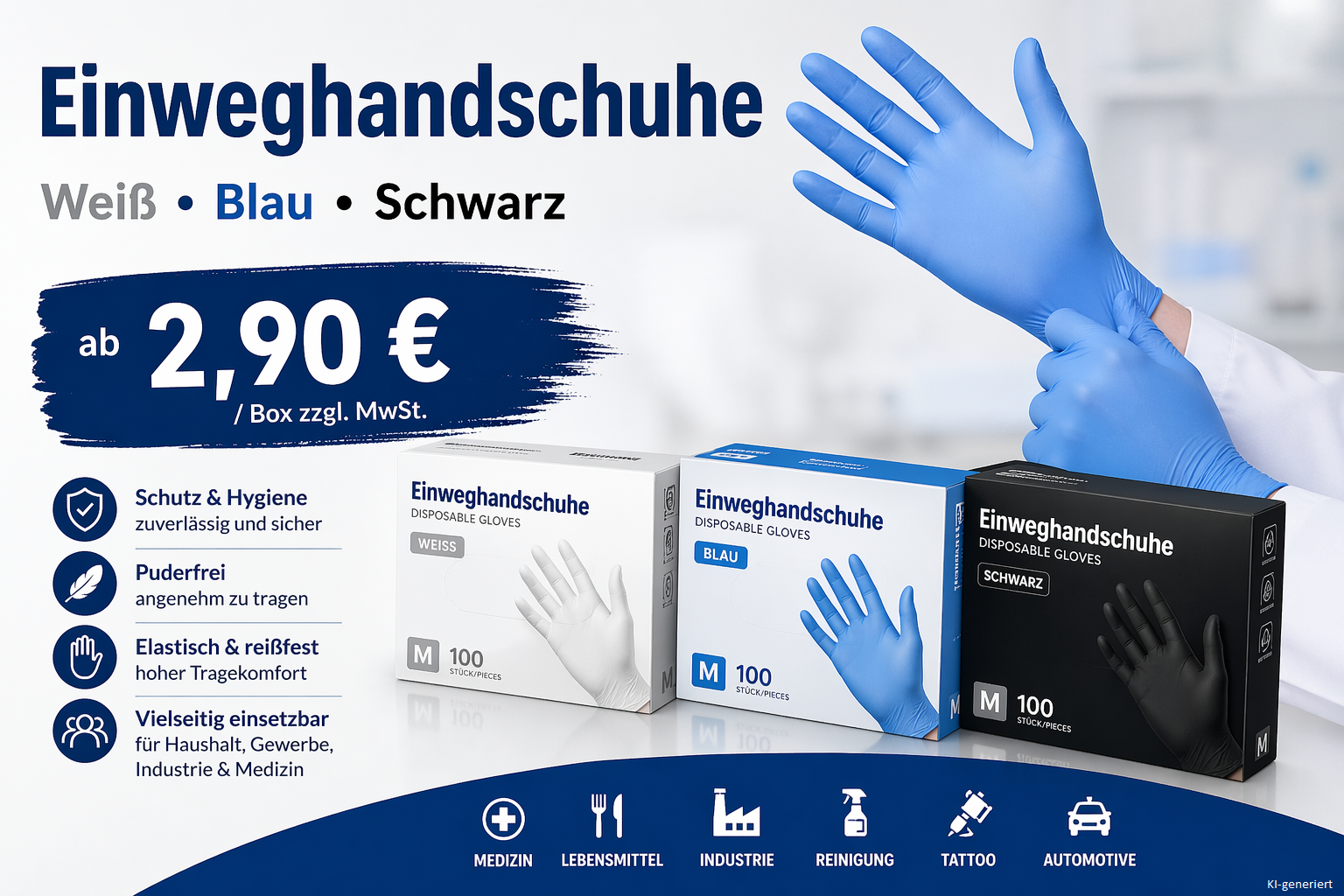 Angebot Einweghandschuhe