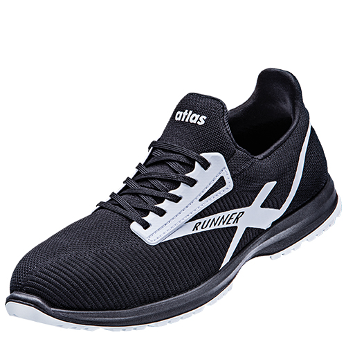 Sicherheitsschuhe Arbeitsschuhe Atlas Runner 25 schwarz ESD S1P Halbschuhe Gr.47