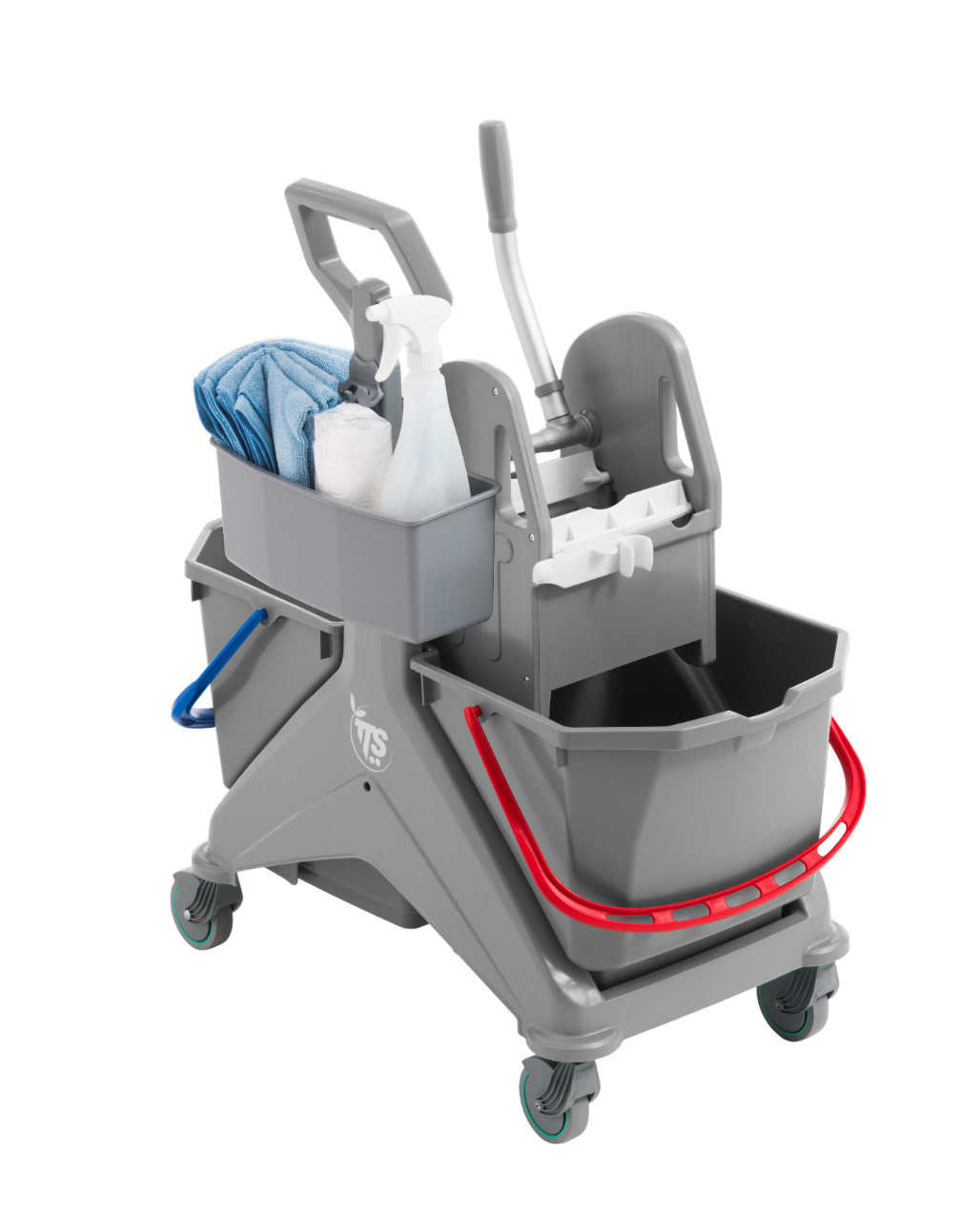 TTS Doppelfahrwagen Set Nickita grau