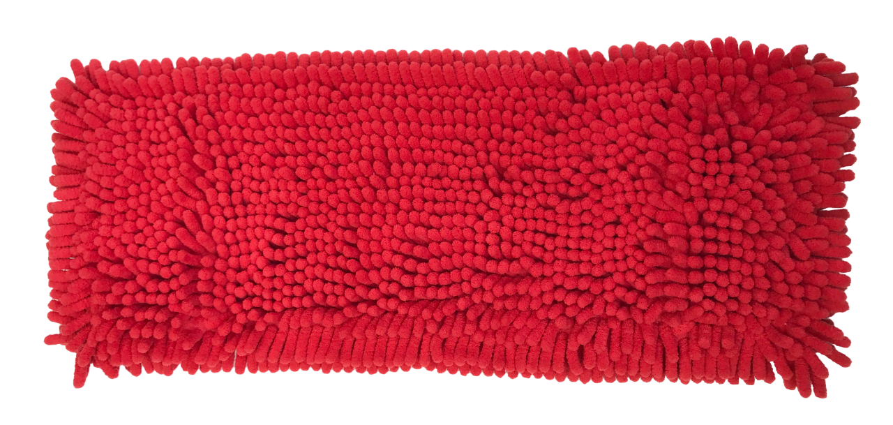 Mopp Wischbezug Microfaser Chenille rot 40 cm Octopus Mopp Wischbezug Microfaser Chenille rot 40 cm Octopus