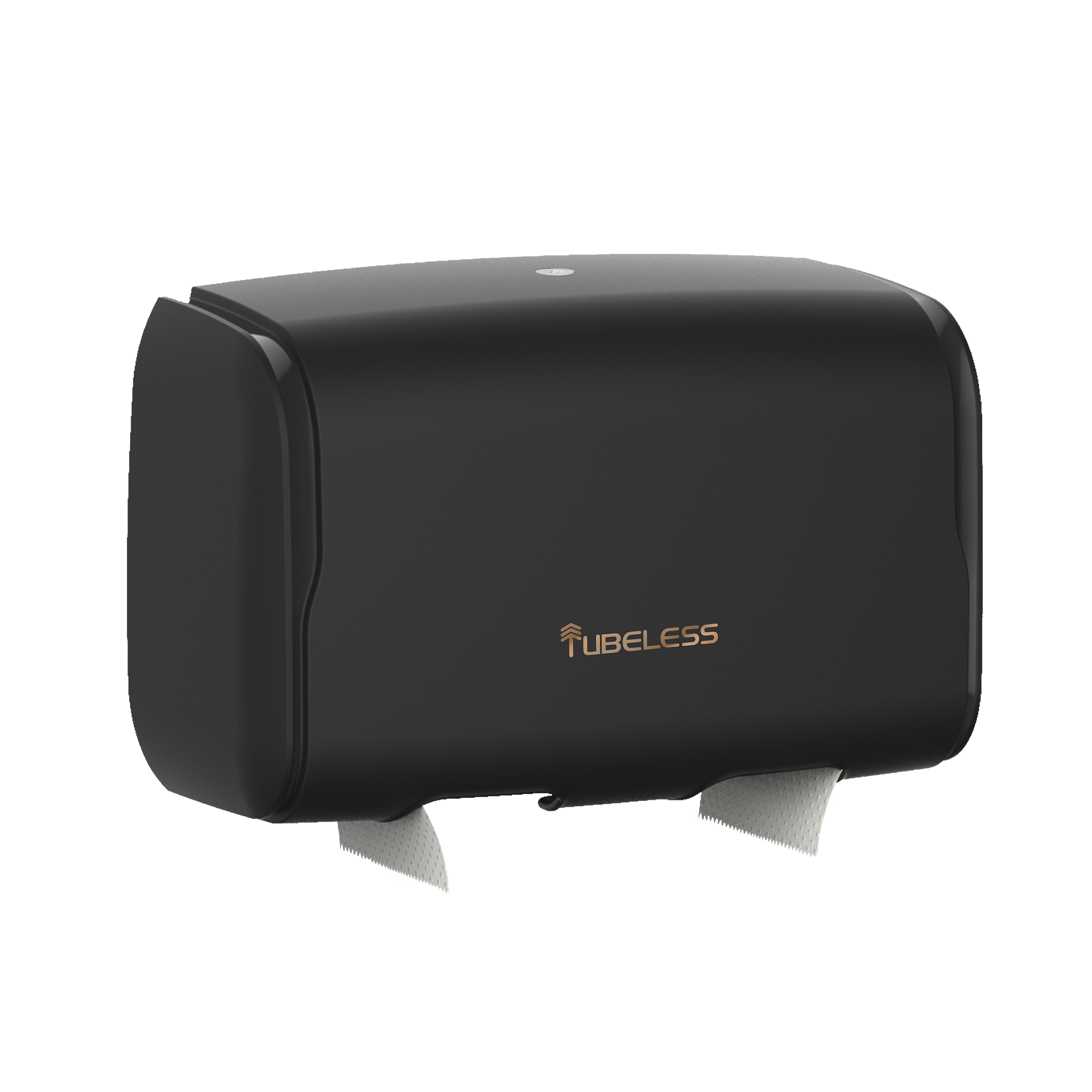 Tubeless Mini Duo Toilettenpapierspender schwarz