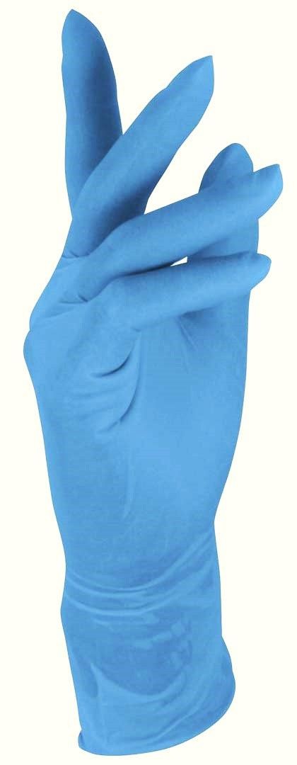 Einweghandschuhe Einmalhandschuhe Nitril blau puderfrei Gr. XL