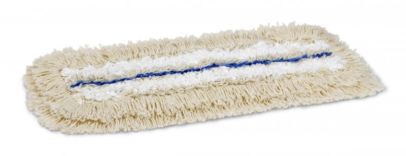 Mopp Wischbezug Baumwolle/Microfaser weiß mit blauen Streifen 40 cm Mopp Wischbezug Baumwolle/Microfaser weiß mit blauen Streifen 40 cm