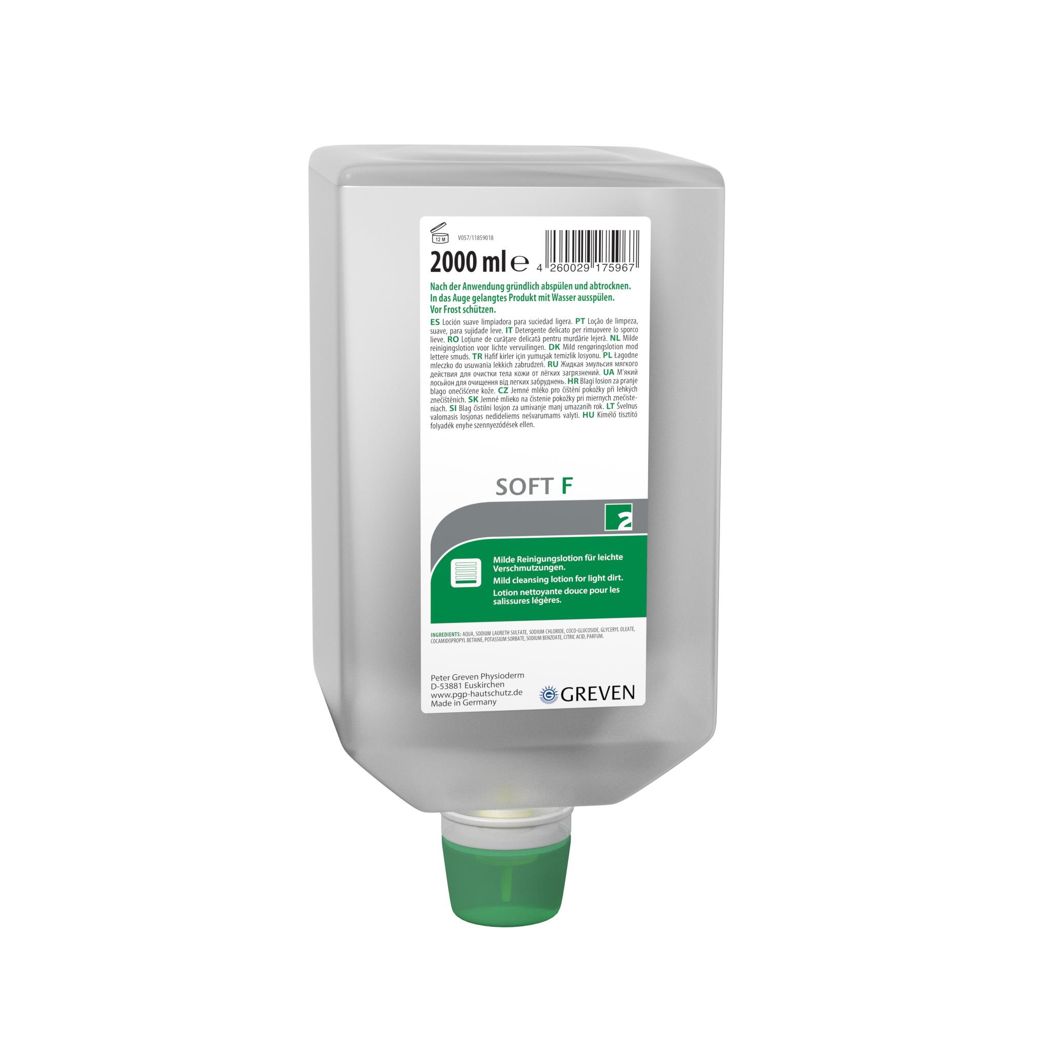 Hautreiniger Greven Ivraxo Soft F 2 Liter parfümiert Varioflasche Hautreiniger Greven Ivraxo Soft F 2 Liter parfümiert Varioflasche