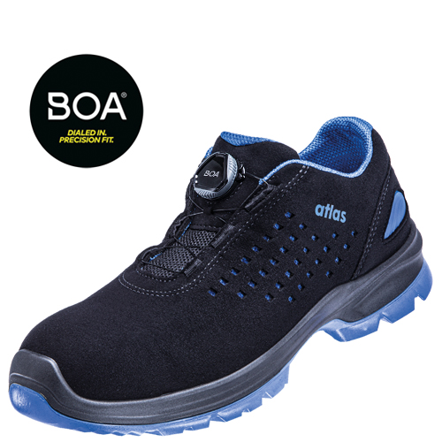Sicherheitsschuhe Arbeitsschuhe Atlas SL 940 Boa Blue ESD S1 Halbschuhe Gr.44