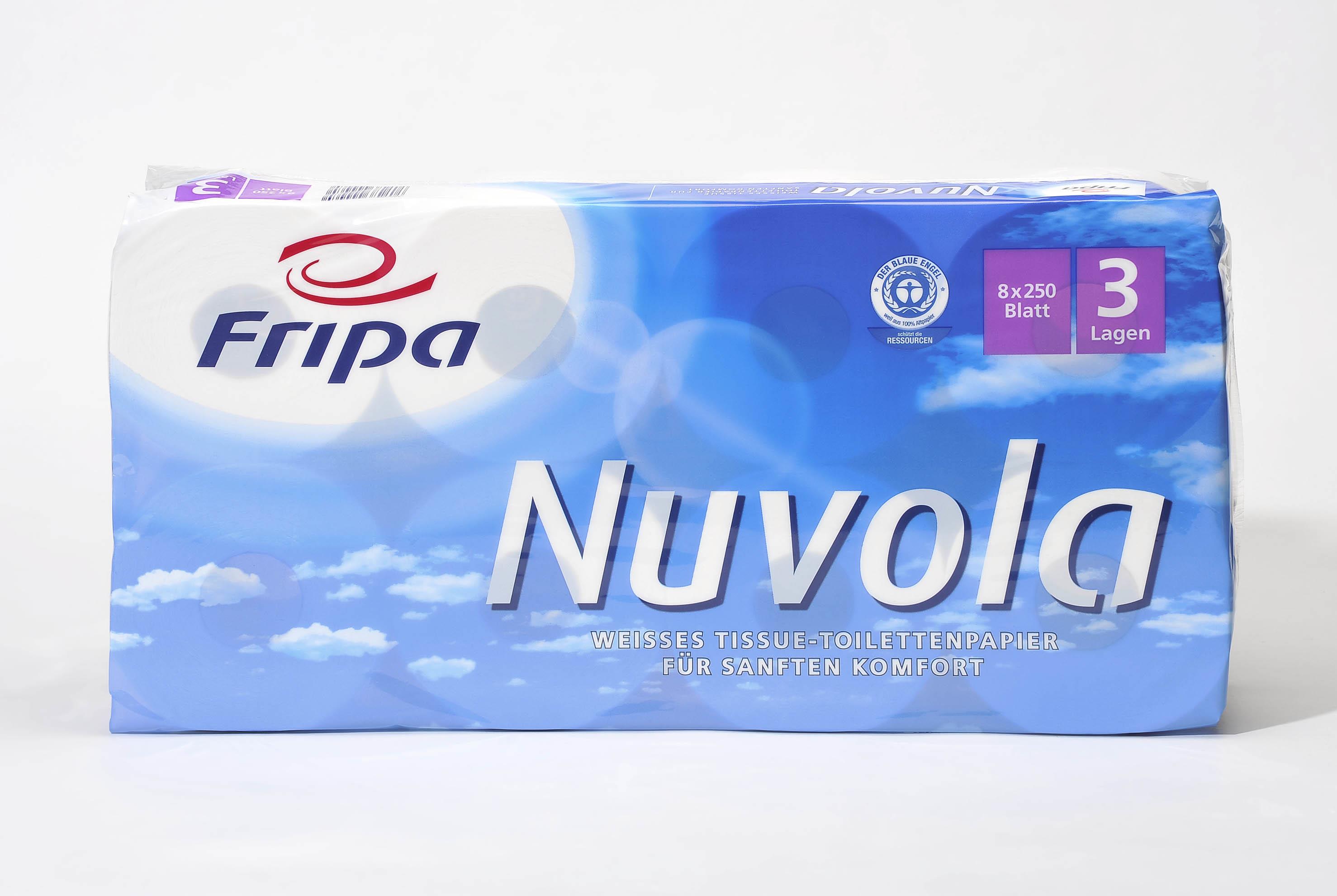 Toilettenpapier 3 lagig 250 Blatt Nuvola 