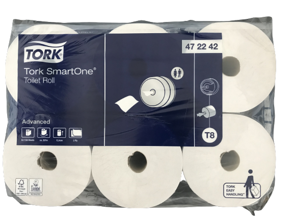 Toilettenpapier 2 lagig 1150 Blatt Advanced Smart One T8 Toilettenpapier 2 lagig 1150 Blatt Advanced Smart One T8