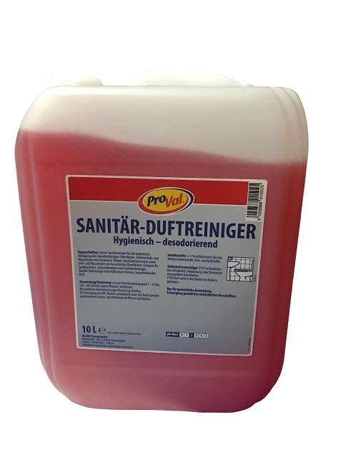 ProVal Sanitärreiniger mit Frischeduft rot 10 Liter ProVal Sanitärreiniger mit Frischeduft rot 10 Liter