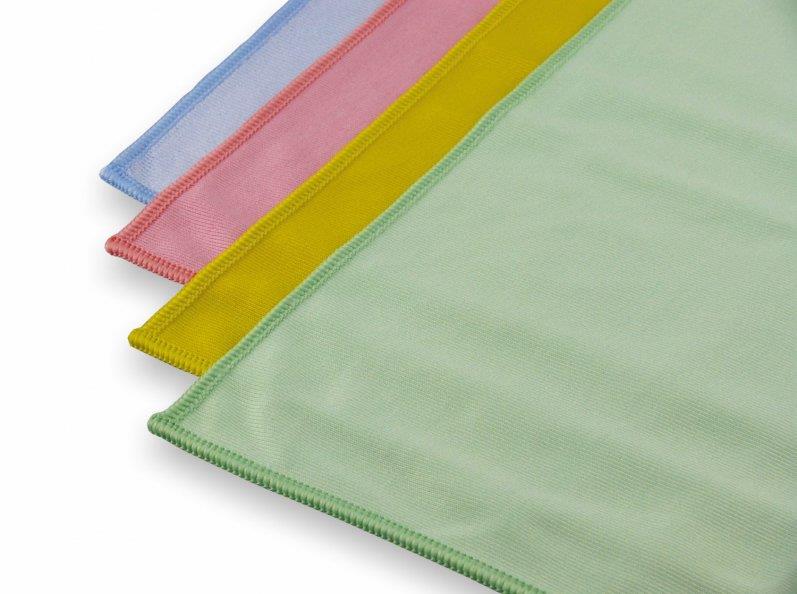 Fenstertuch Microfaser 39 x 39 cm rot