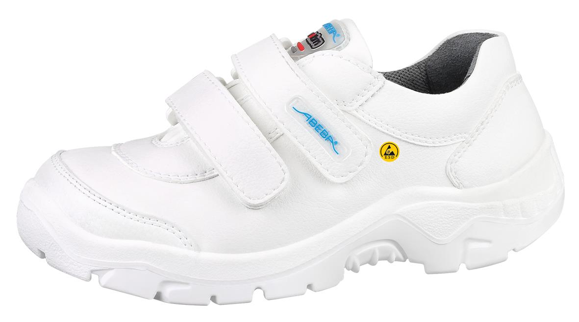 Sicherheitsschuhe Arbeitsschuhe Halbschuhe Anatom weiß Microfaser ESD Gr.46