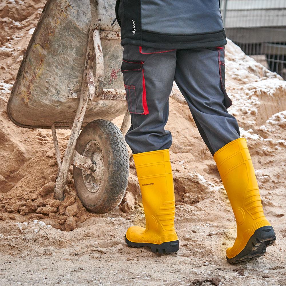 Sicherheitsschuhe Arbeitsschuhe Stiefel Bau S5 gelb Gr. 40 Sicherheitsschuhe Arbeitsschuhe Stiefel Bau S5 gelb Gr. 40
