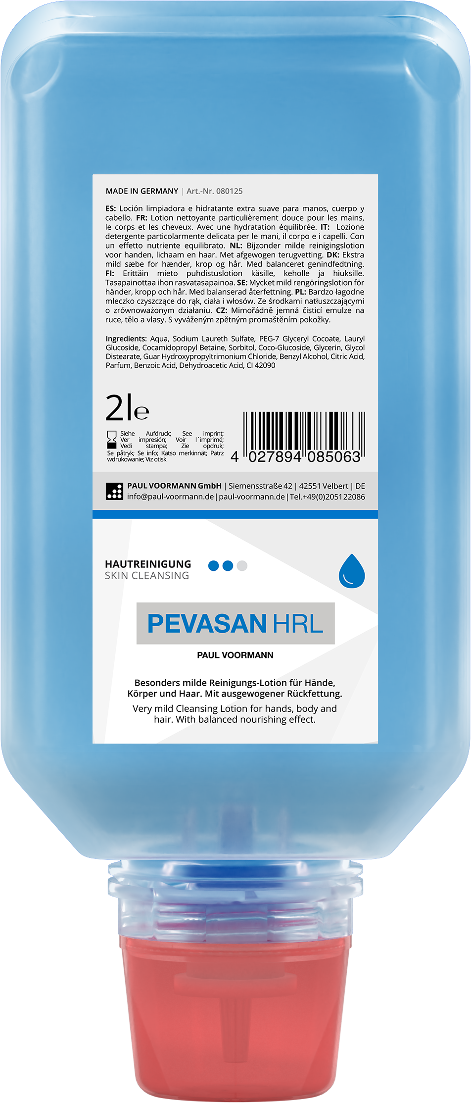 Hautreiniger Pevasan HRL 2 Liter Softflasche Hautreiniger Pevasan HRL 2 Liter Softflasche