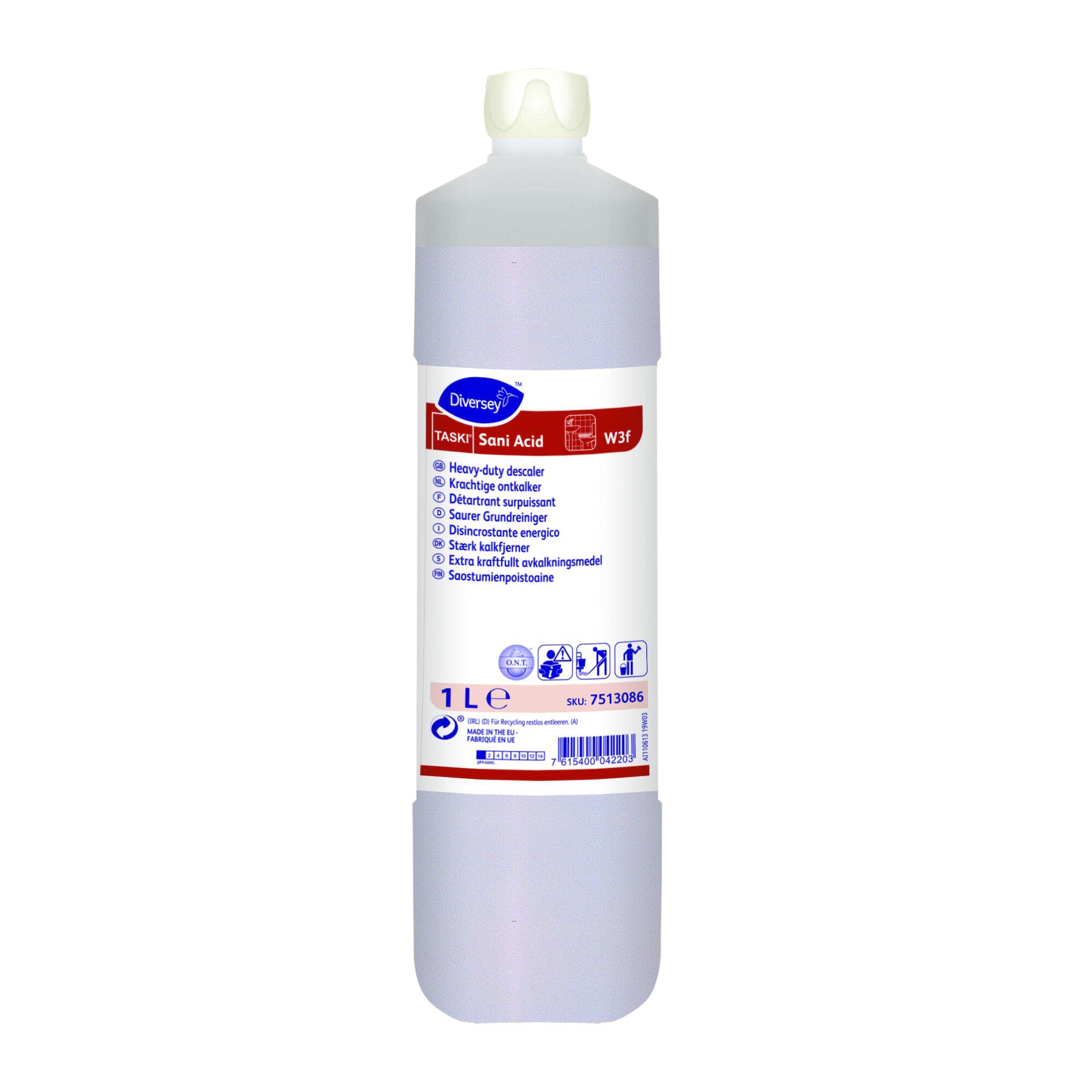 Taski Sani Acid 1 Liter Grundreiniger auf Basis Phosphorsäure Taski Sani Acid 1 Liter Grundreiniger auf Basis Phosphorsäure