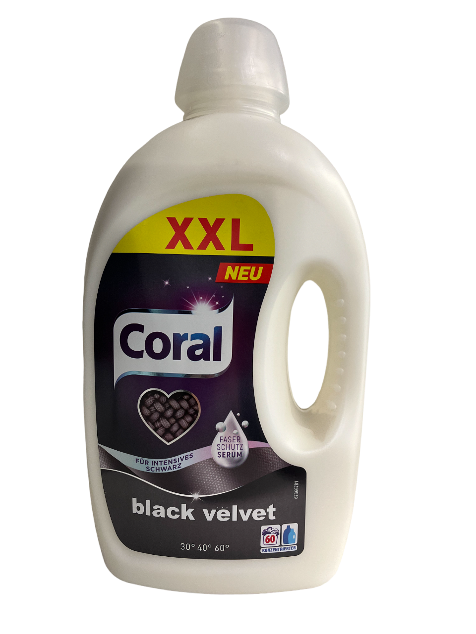 Coral Black Velvet Flüssigwaschmittel 60 WL 3 Liter