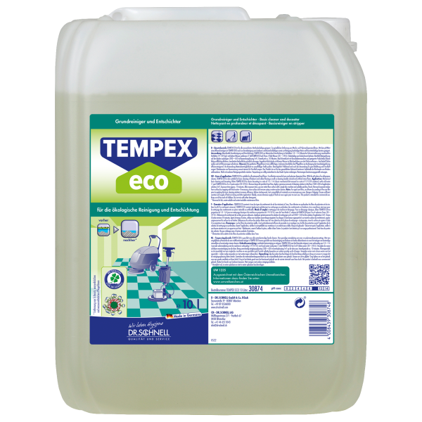Tempex Eco ökologischer Grundreiniger, Entschichter 10 Liter