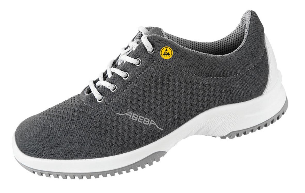 Sicherheitsschuhe Arbeitsschuhe Halbschuhe anthrazit uni6 SRC ESD S2 Gr.35