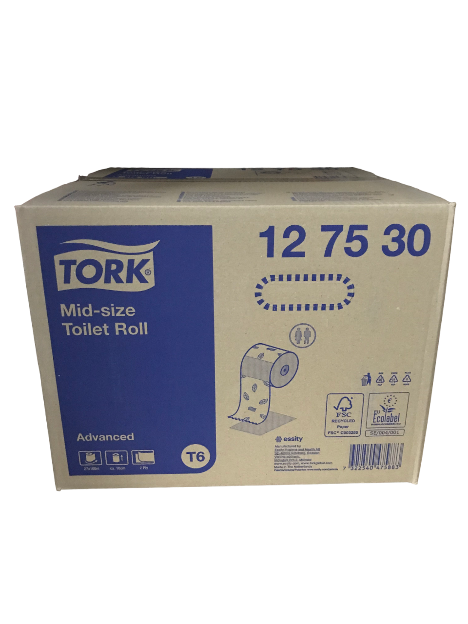 Toilettenpapier 2 lagig 100 m Advanced T6 Toilettenpapier 2 lagig 100 m Advanced T6