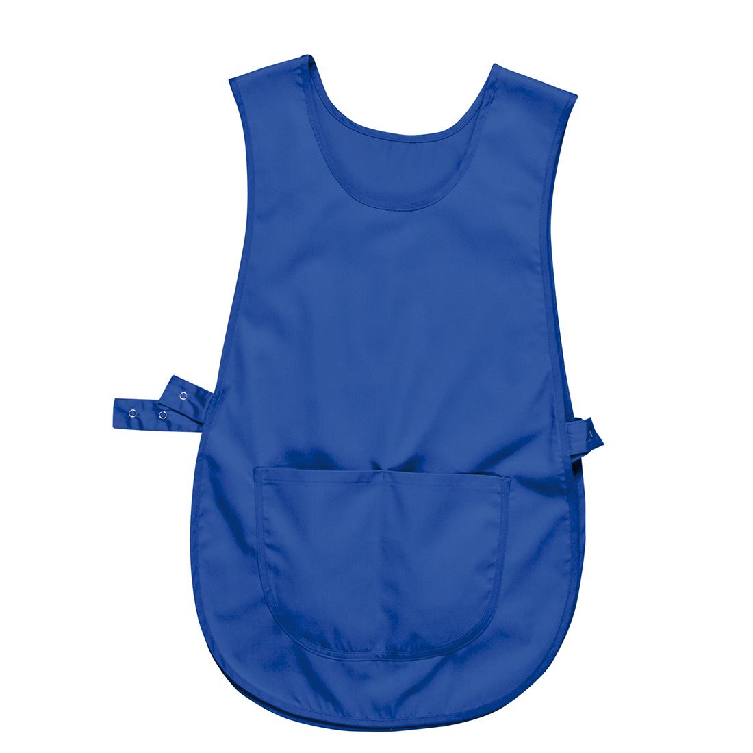 Überwurfschürze mit Tasche royalblau Gr.S/M Überwurfschürze mit Tasche royalblau Gr.S/M
