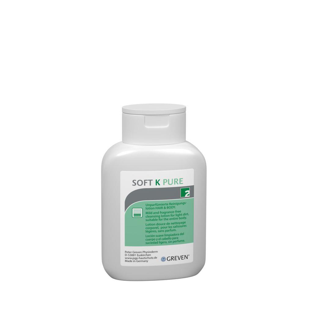 Hautreiniger Greven Soft K Pure Hair & Body 250ml unparfümiert Hautreiniger Greven Soft K Pure Hair & Body 250ml unparfümiert