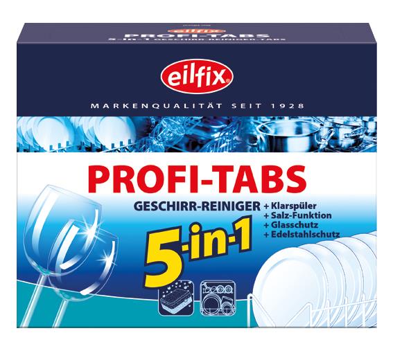 Eilfix Geschirr-Reiniger Profi Tabs 5in1 pH11 Eilfix Geschirr-Reiniger Profi Tabs 5in1 pH11