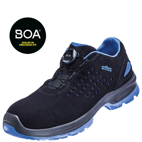 Sicherheitsschuhe Arbeitsschuhe Atlas SL 9405 XP Boa Blue S1P ESD Halbschuhe Gr. 45