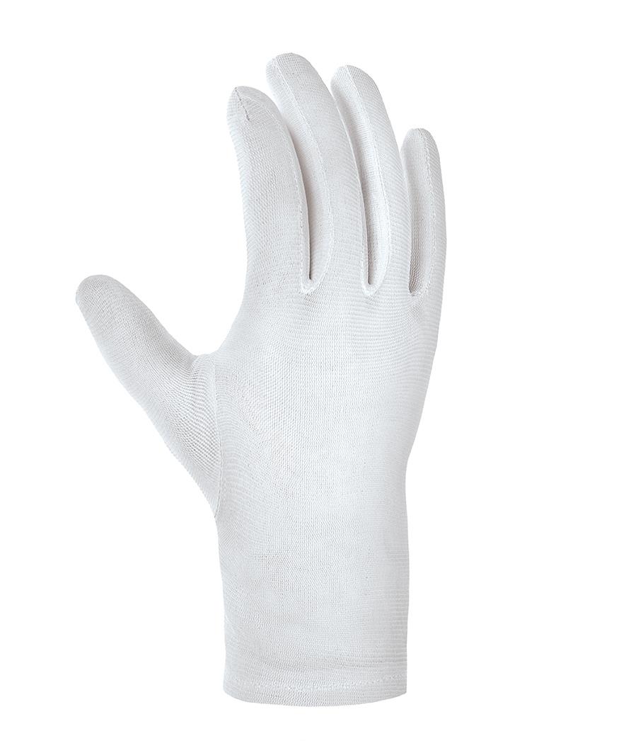 Handschuh Nylon weiß leicht 