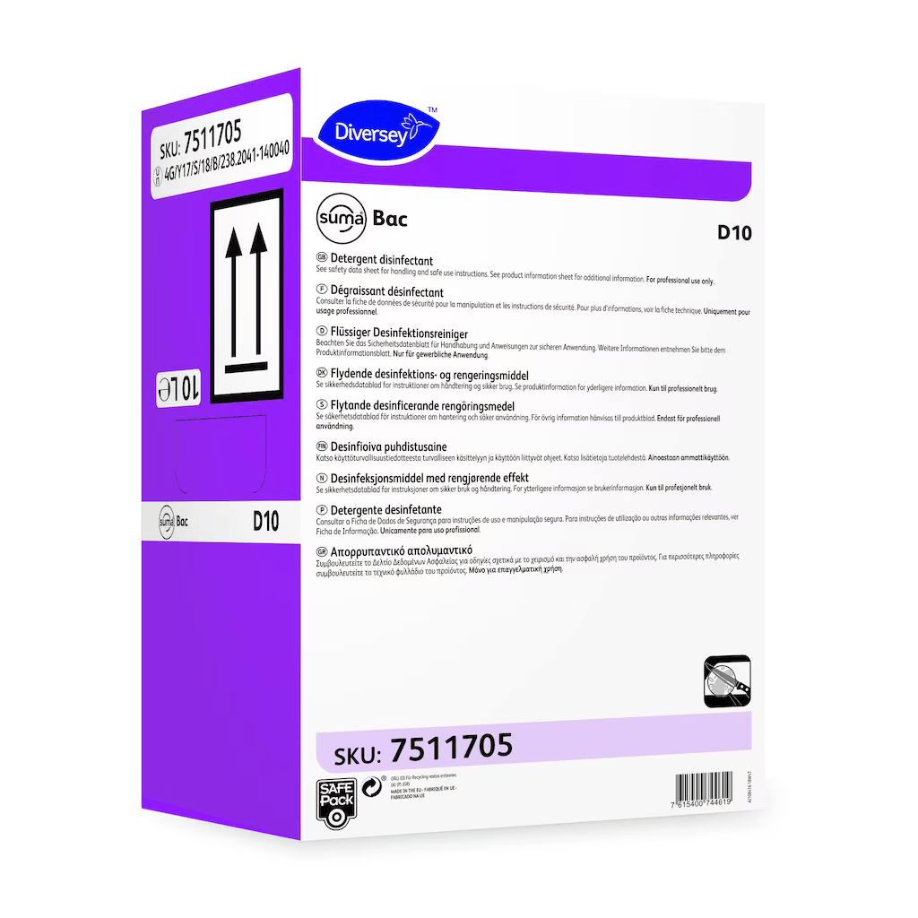 Suma Bac D10 Safepack 10 Liter Desinfektionsreiniger Suma Bac D10 Safepack 10 Liter Desinfektionsreiniger
